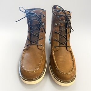 Wolverine Work Boot Size 14M‎ W240012 Brown Soft Toe Trade Wedge Unlined 6" Moc